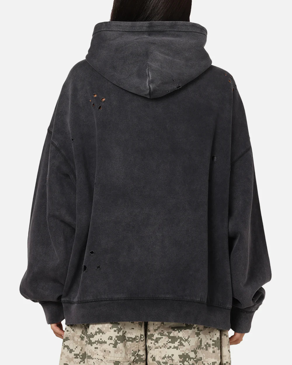 MNA-P47 (Mitchell & ness lakers distressed rhinestone logo hoodie faded black) 102596087