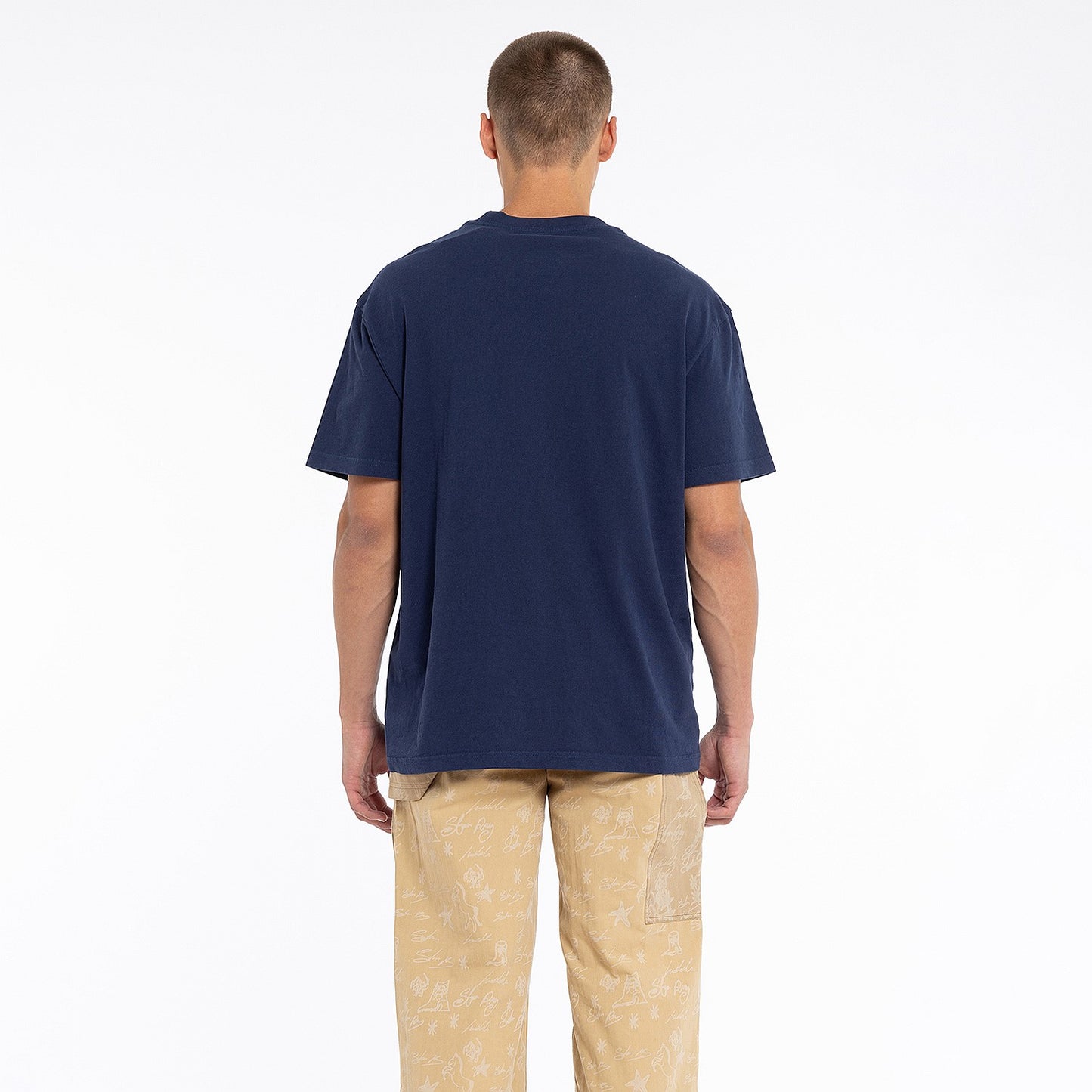 MNA-R24 (Mitchell and ness diamond tee cowboy navy) 12393478