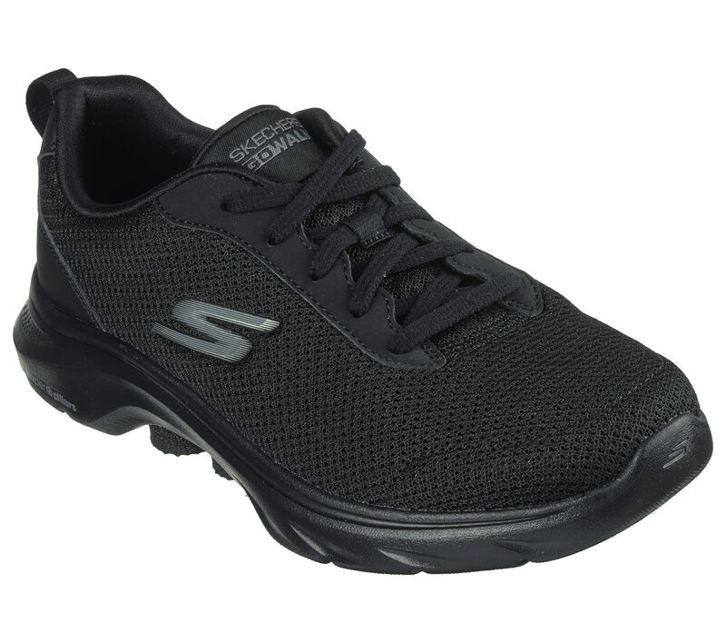S-S11 (Skechers go walk 7 clear path black/black) 12497542