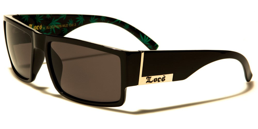 L-D4 (Locs sunglasses inside marijuana leaf black) 2269956