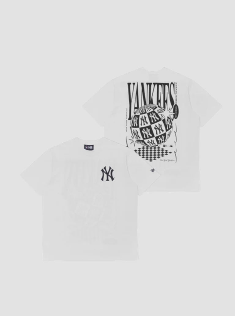 NEA-G13 (New era new york yankees world oversize tee white) 12694000