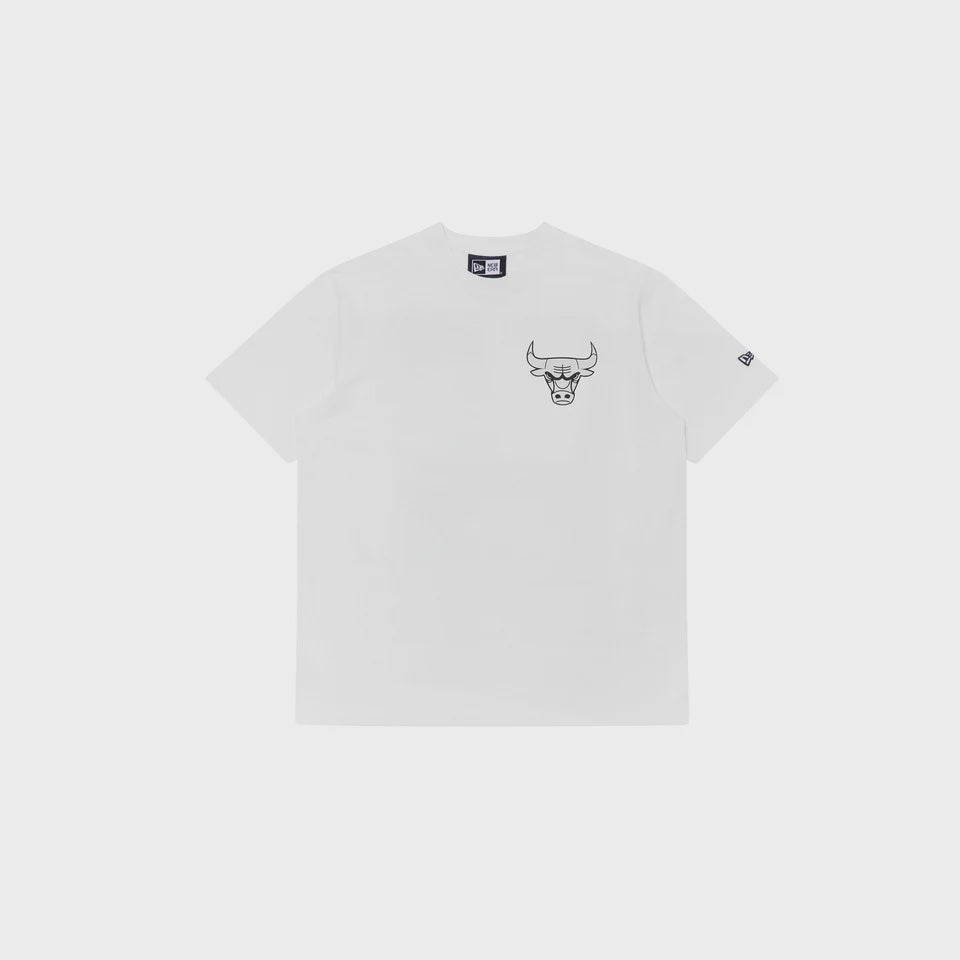 NEA-I13 (New era chicago bulls world oversize tee white) 12694000