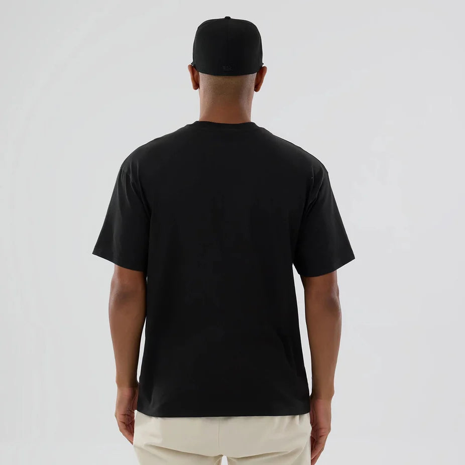 NEA-K13 (New era mlb los angeles dodgers on fire oversize tee black) 12694000