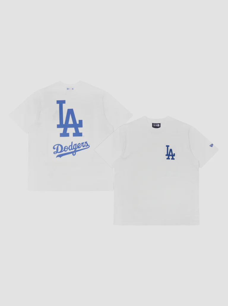 NEA-E13 (New era mlb world series los angeles dodgers oversize tee white) 12694000