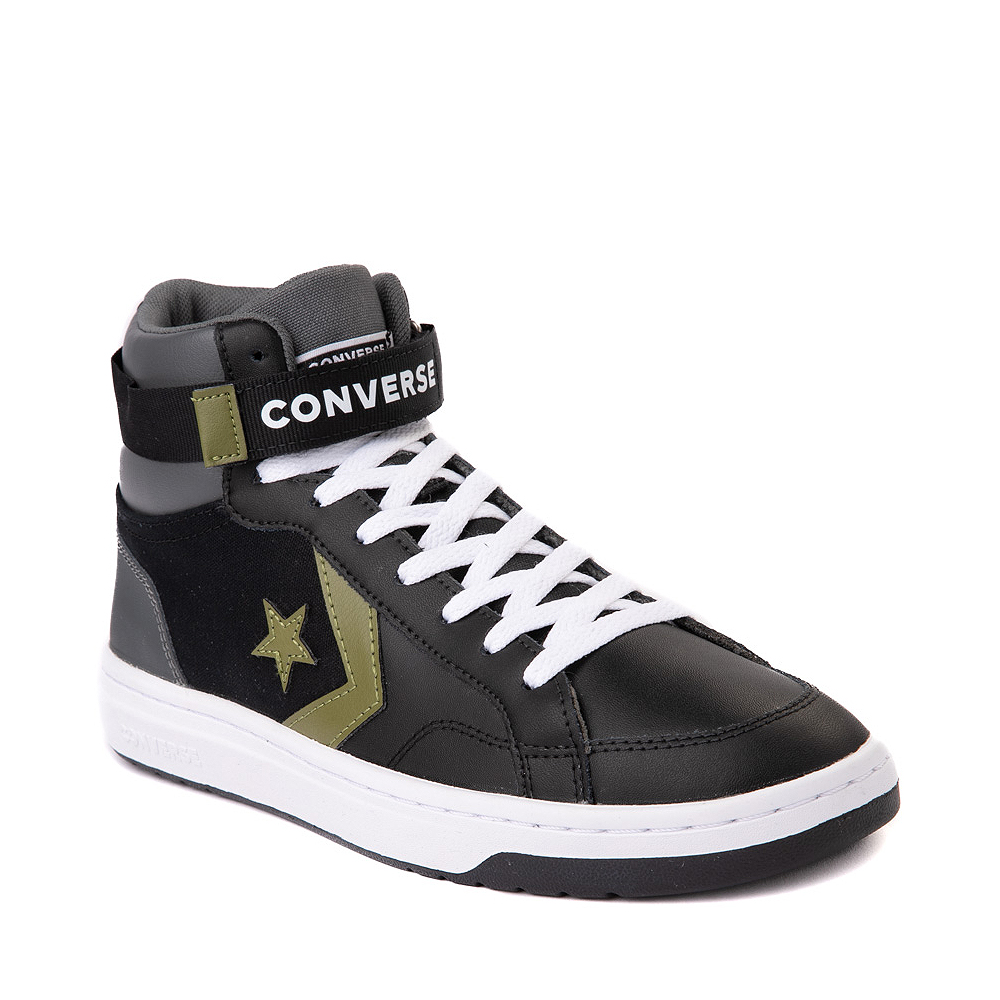 CT-A37 (Converse pro blaze V2 mid black/cyber grey/grassy) 52396100 CONVERSE