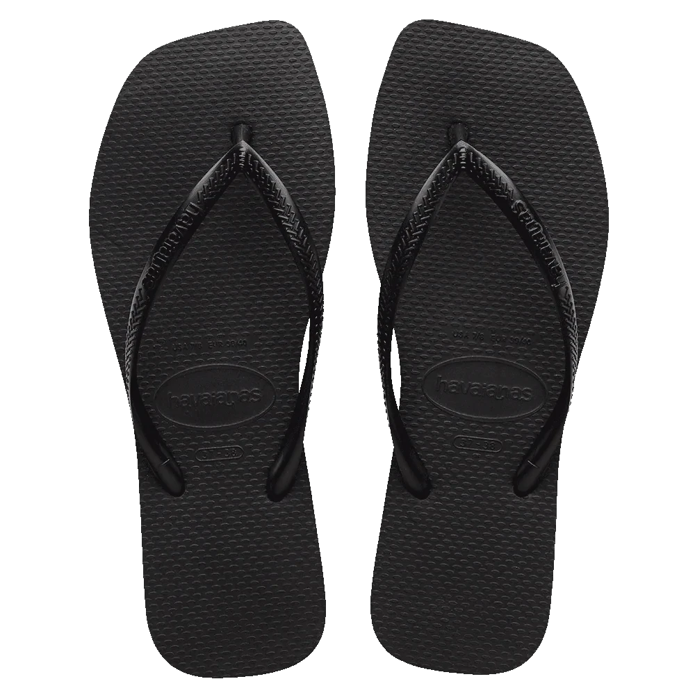 HA-WJ8 (Havaianas slim square solid 0090 black) 92692180