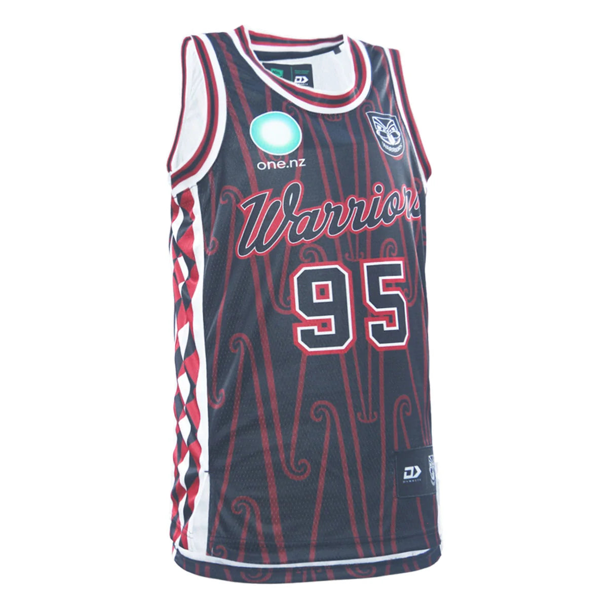 DY-U4 (Dynasty 2026 Nz warriors te arahi indigenous basketball singlet black) 82695043