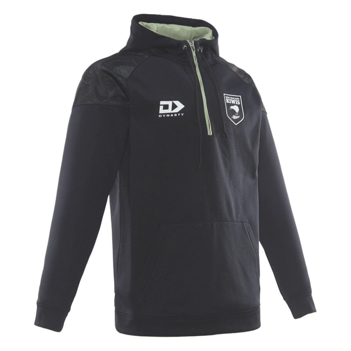 DY-B5 (Dynasty 2026 Nz kiwis adults quarter zip hoodie black) 82696556