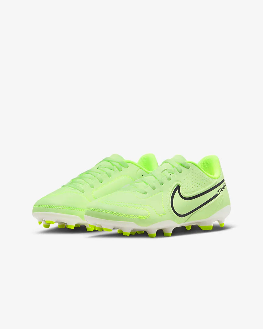 N-U135 (Nike jr legend 9 club fg/mg barely volt/summit white) 52394092 NIKE