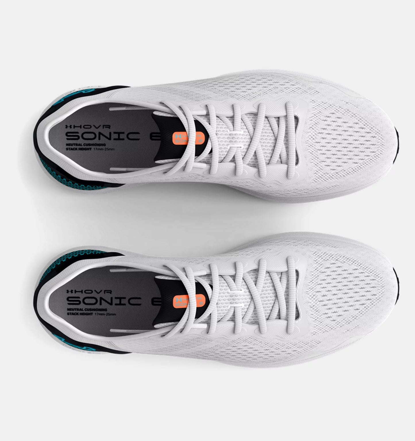 UA-L7 (Undr armour hovr sonic 6 white/black/bluesurf) 42398695 UNDER ARMOUR