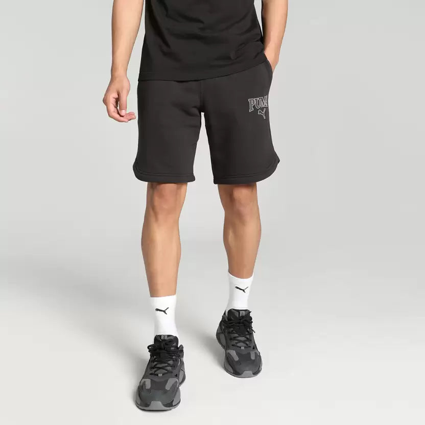 PA-O10 (Puma squad 9" shorts black/white) 32493500