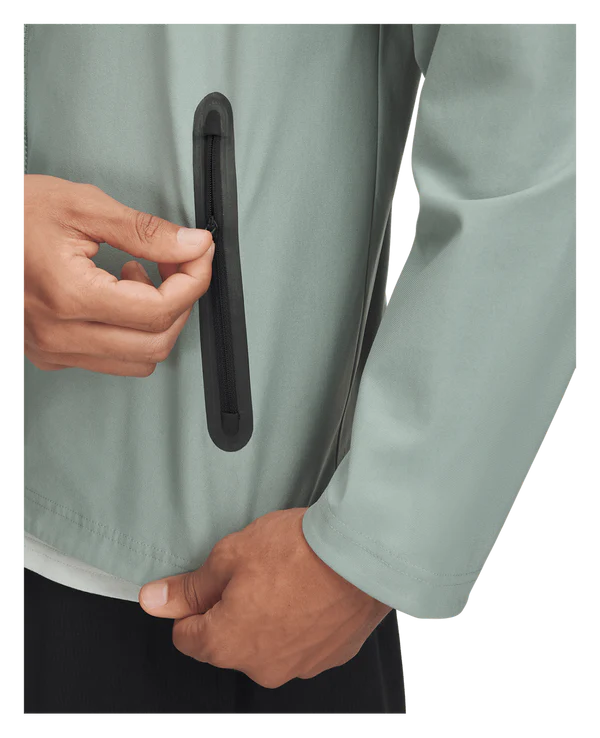 UAA-D15 (Under armour mens unstoppable non-hooded full-zip jacket silica green/black) 52598695