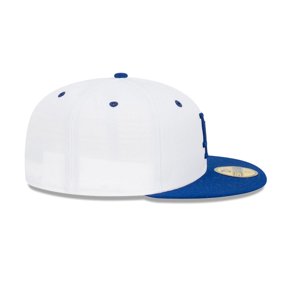 NEC-Q47 (New era 5950 2tone classic la dodgers fitted hat) 12394000 NEW ERA