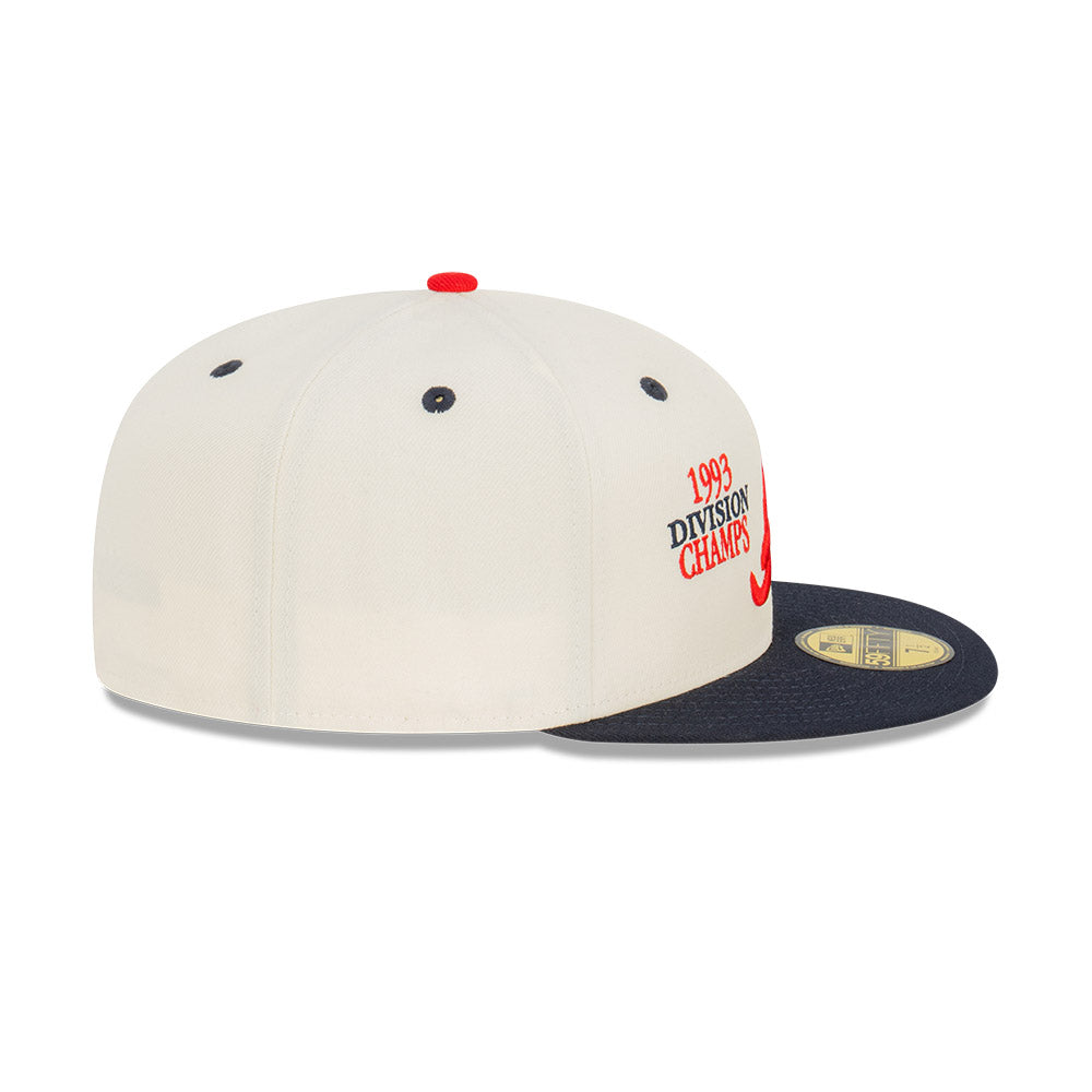 NEC-B47 (New era 5950 div champ atlanta braves fitted cap) 12393970 NEW ERA