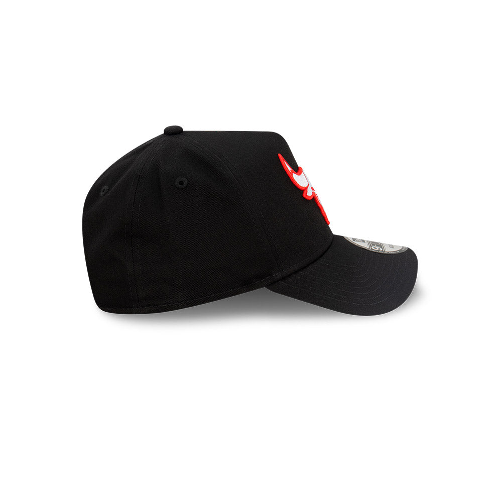 NEC-Q48 (New era 940 A frame precision chicago bulls black/scarlet snapback osfm) 32292490 NEW ERA
