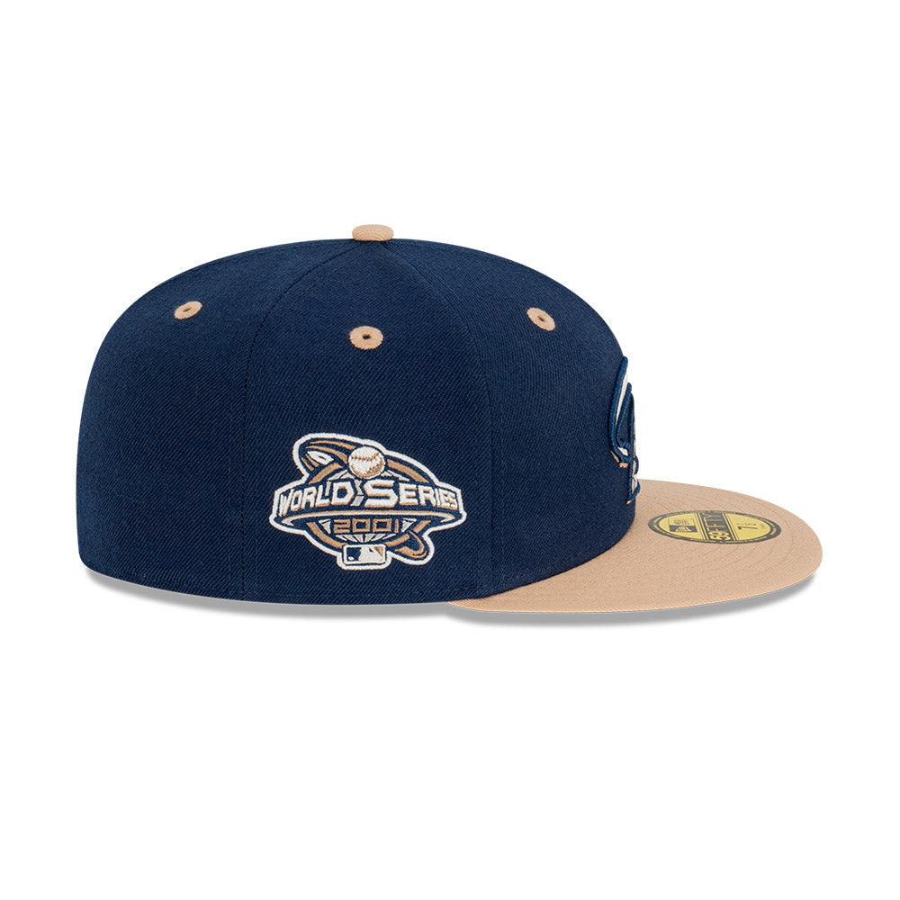 NEC-P50 (New era 5950 ocean khaki arizona diamond backs fitted hat) 52393970 NEW ERA