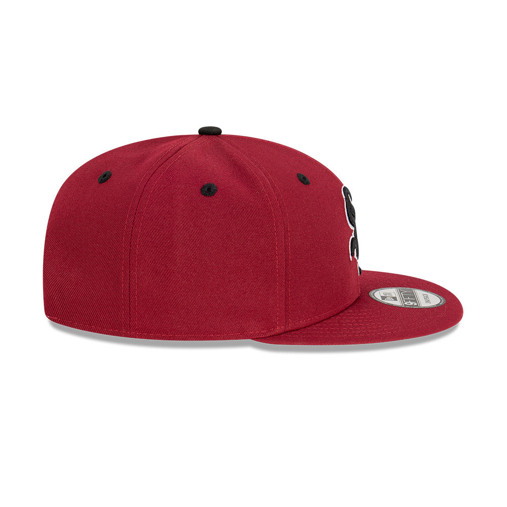 NEC-Y49 (New era 950 dark cherry chicago white sox snapback cardinal/black osfm) 42392850 NEW ERA