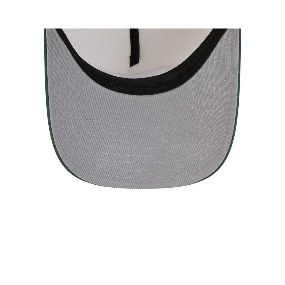 NEC-P64 (New era 940 A frame superbowl 2tone green bay packers snapback chrome white/official team colours/grey UV osfm) 52592670