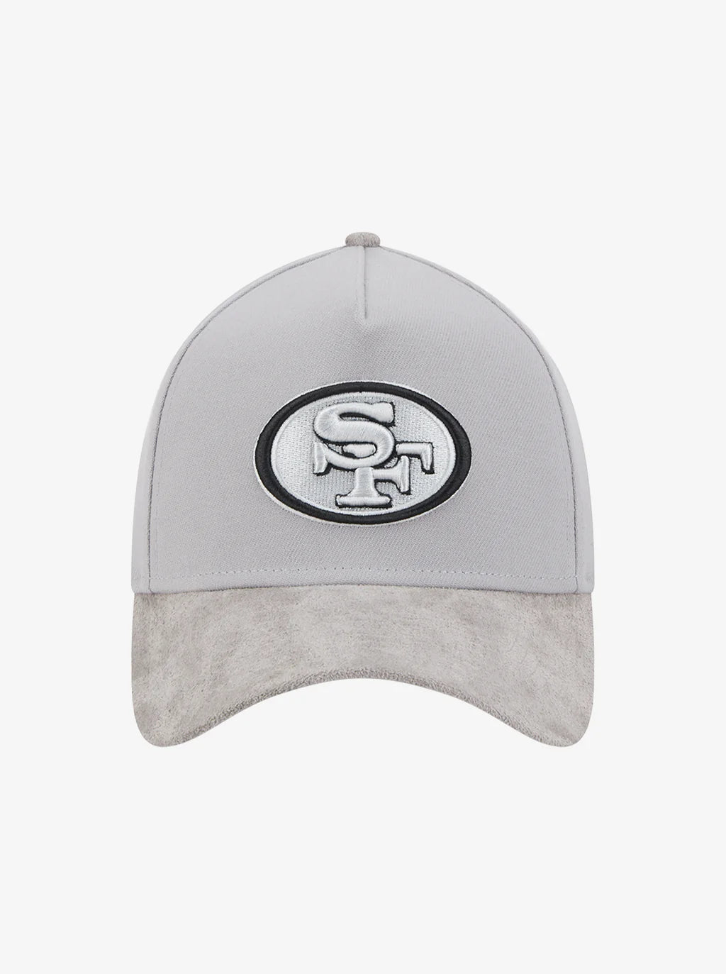 NEC-B67 (New era 3930 A frame nfl suede san francisco 49ers flexifit grey/grey UV) 92593290