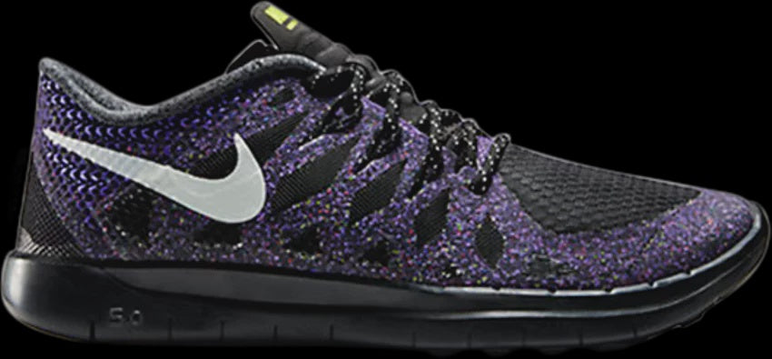 N-C77 (NIKE FREE 5.0 GLOW GS - PURPLE/GREY/WHT/NEON) 61596138