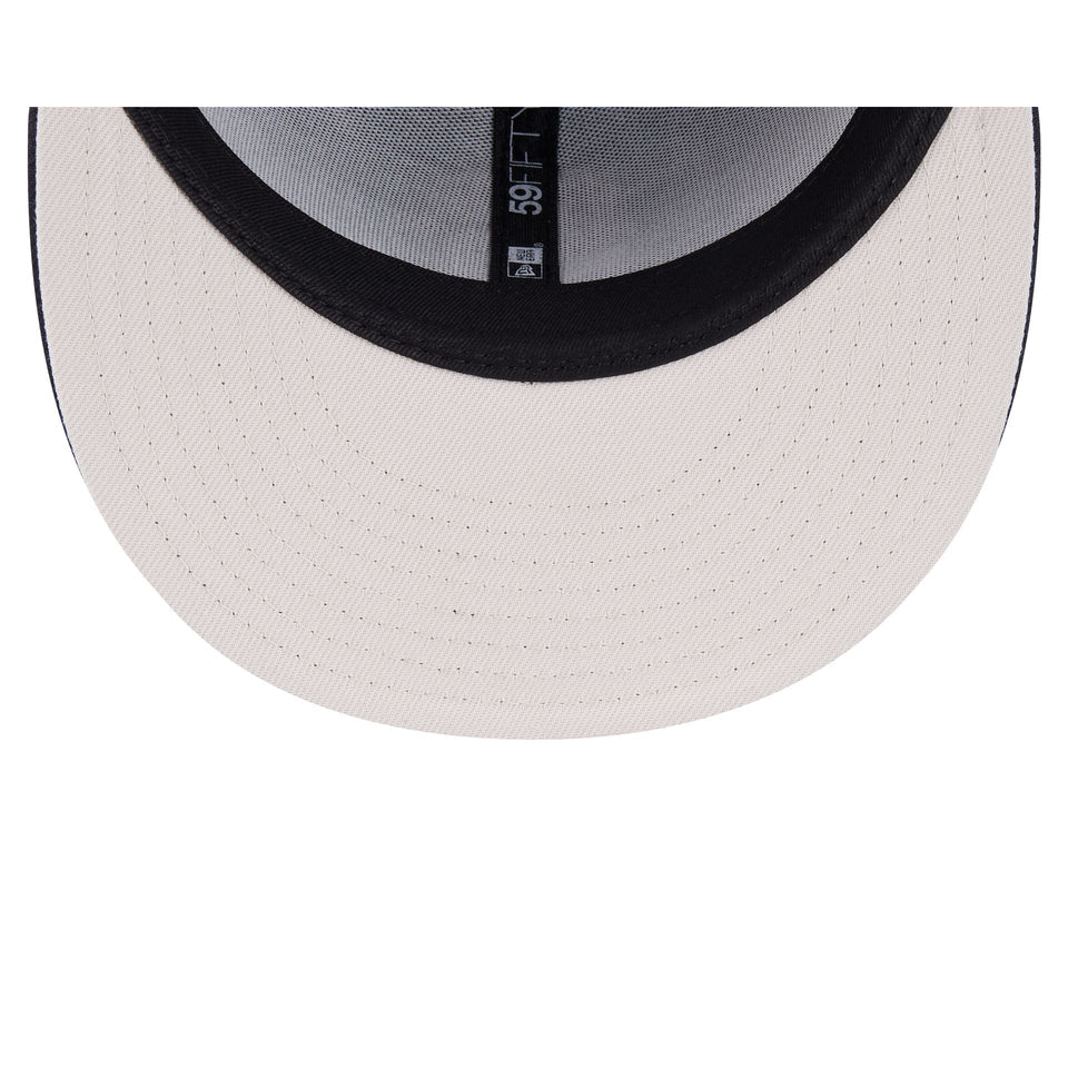 NEC-H71 (New era 5950 seasonal san francisco giants navy/stone fitted hat) 12693970