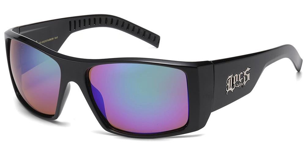 L-Q5 (Locs sunglasses extra large black - purple lens) 9269956
