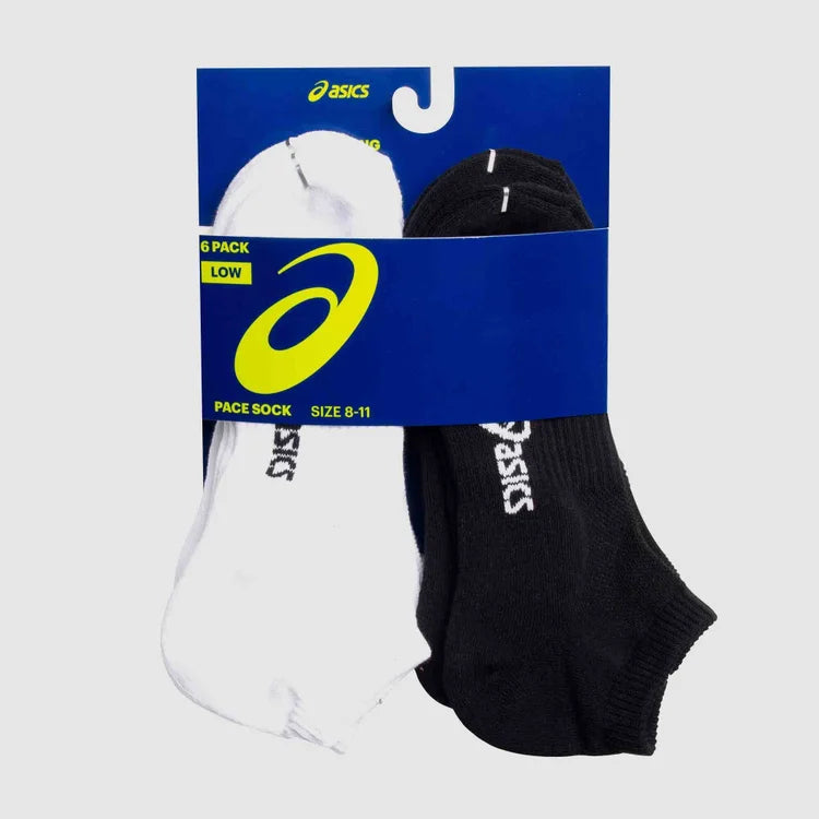 ASA-R2 (Asics pace low sock 6 pack performance black/brillant white) 82692500