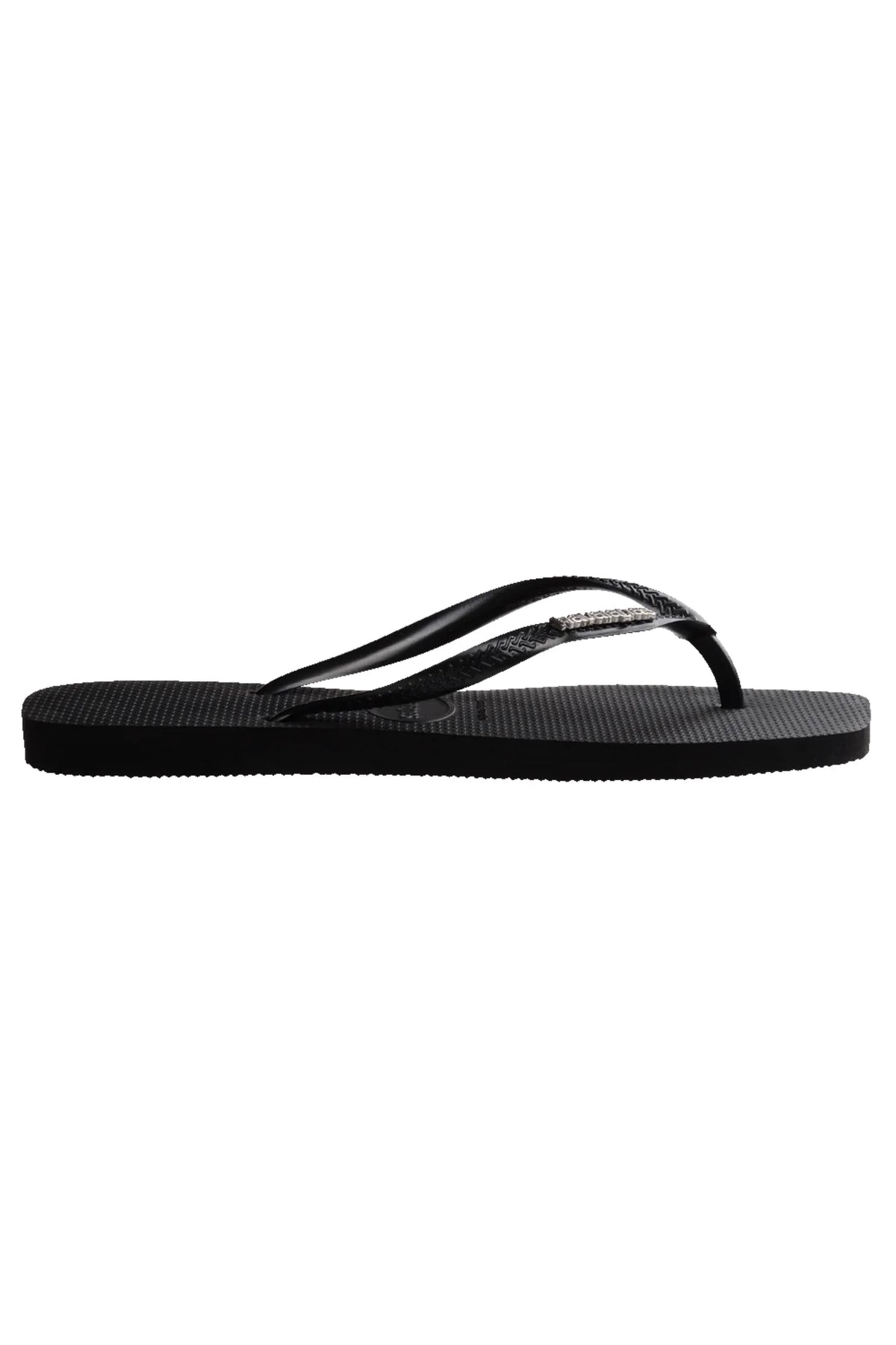 HA-WH8 (Havaianas slim square logo metallic 2976 black/silver) 92692608