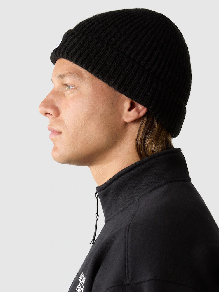 NFA-U10 (The north face box logo cuffed beanie black) 82692391