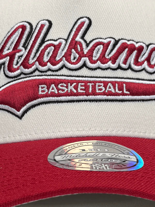 MNA-E49 (Mitchell & ness tailsweep 110 albama snapback white cream/red osfm) 112593043