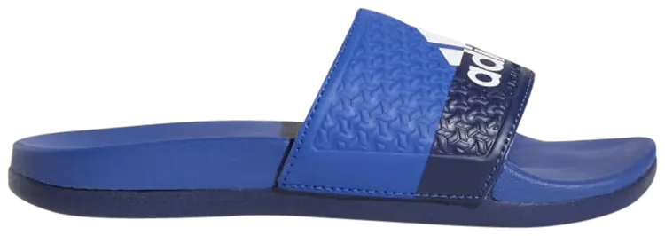 A-V51 (Adidas adilette comfort slides blue/black/white) 61892305