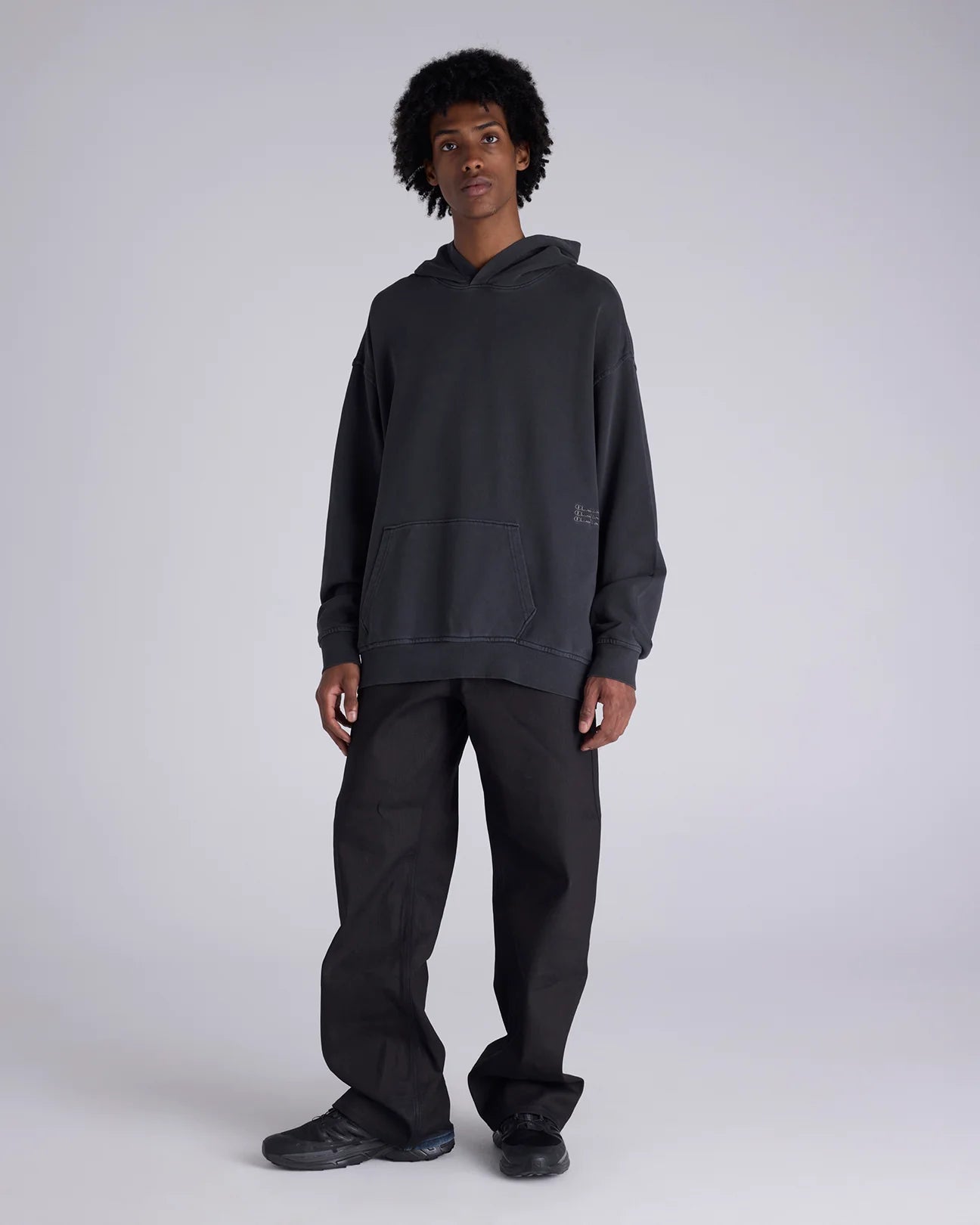 CA-V14 (Champion rochester vintage wash hoodie black) 42695318