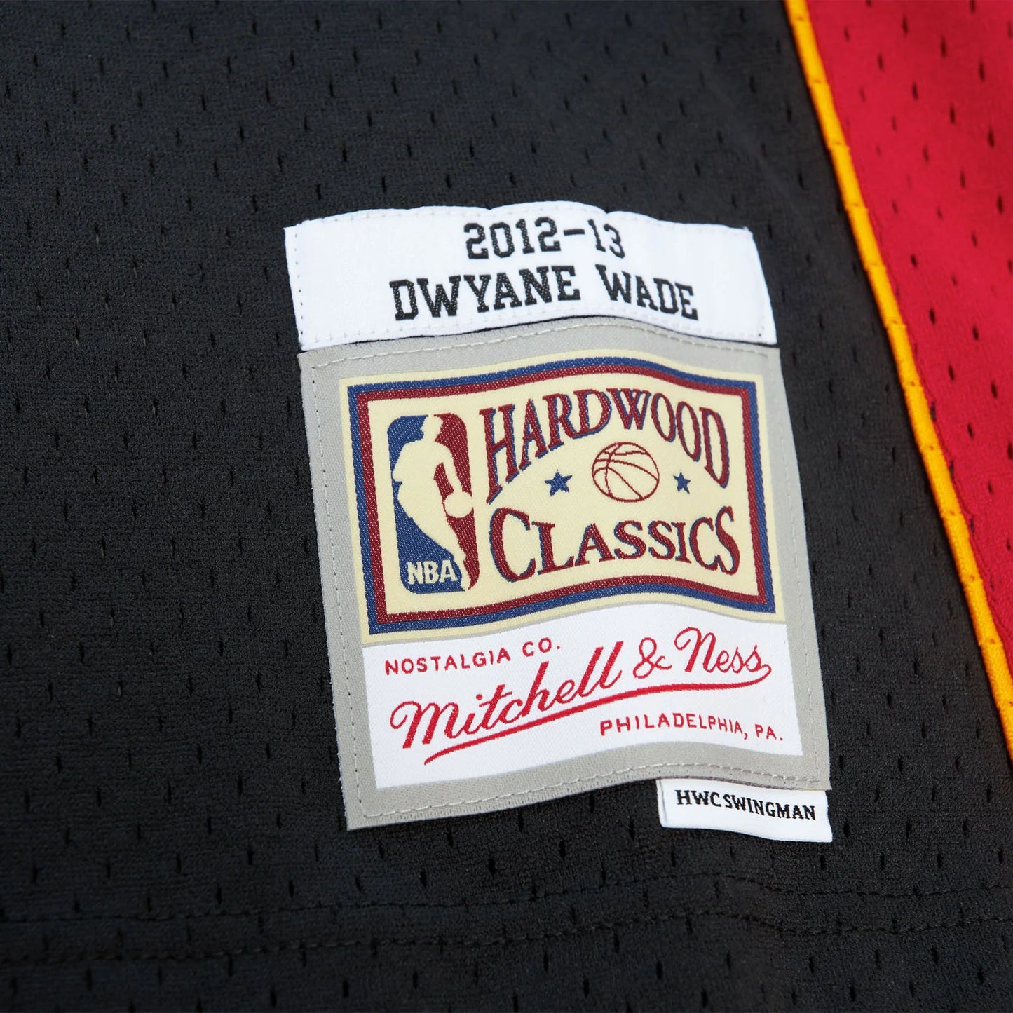 MNA-W31 (Mitchell and ness swingman jersey heat dwd 12-13 road black) 102398695