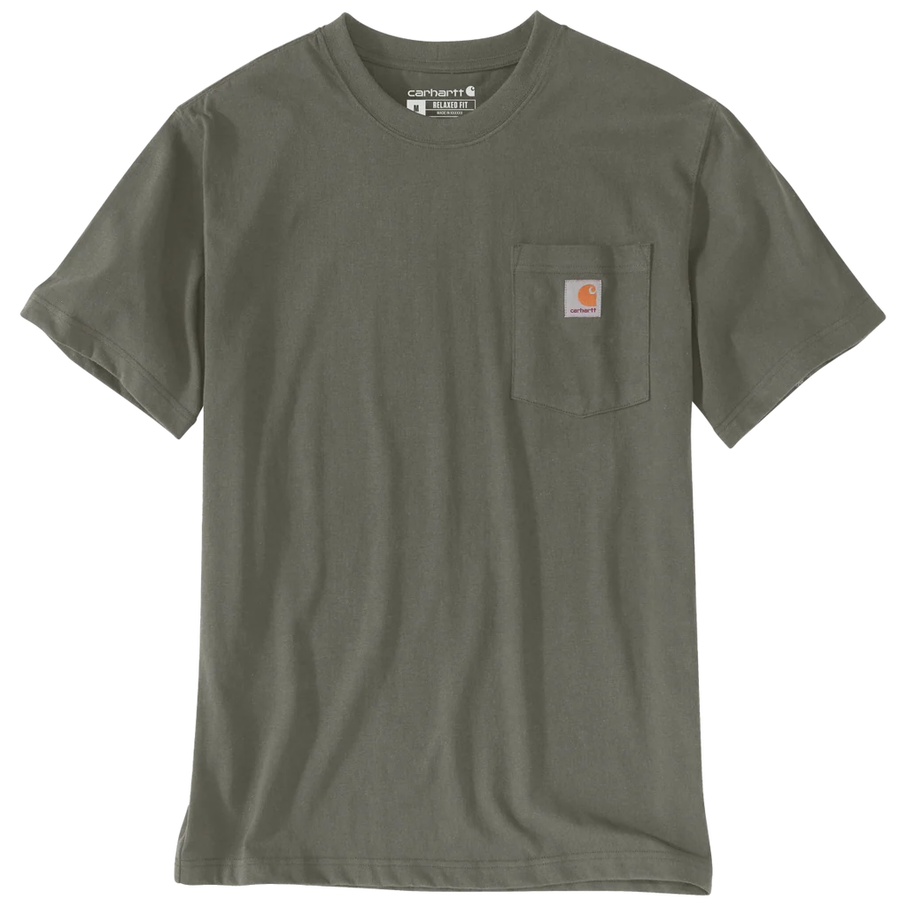 CHA-H9 (Carhartt dearborn relaxed fit heavyweight pocket t-shirt dusty olive) 82692622