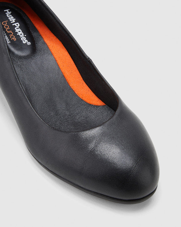 HP-Z2 (Hush puppies the block heel black) 42397389 HUSH PUPPIES