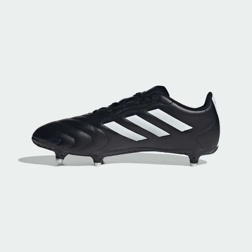A-J69 (Adidas goletto VIII soft ground boots black/white) 42494329