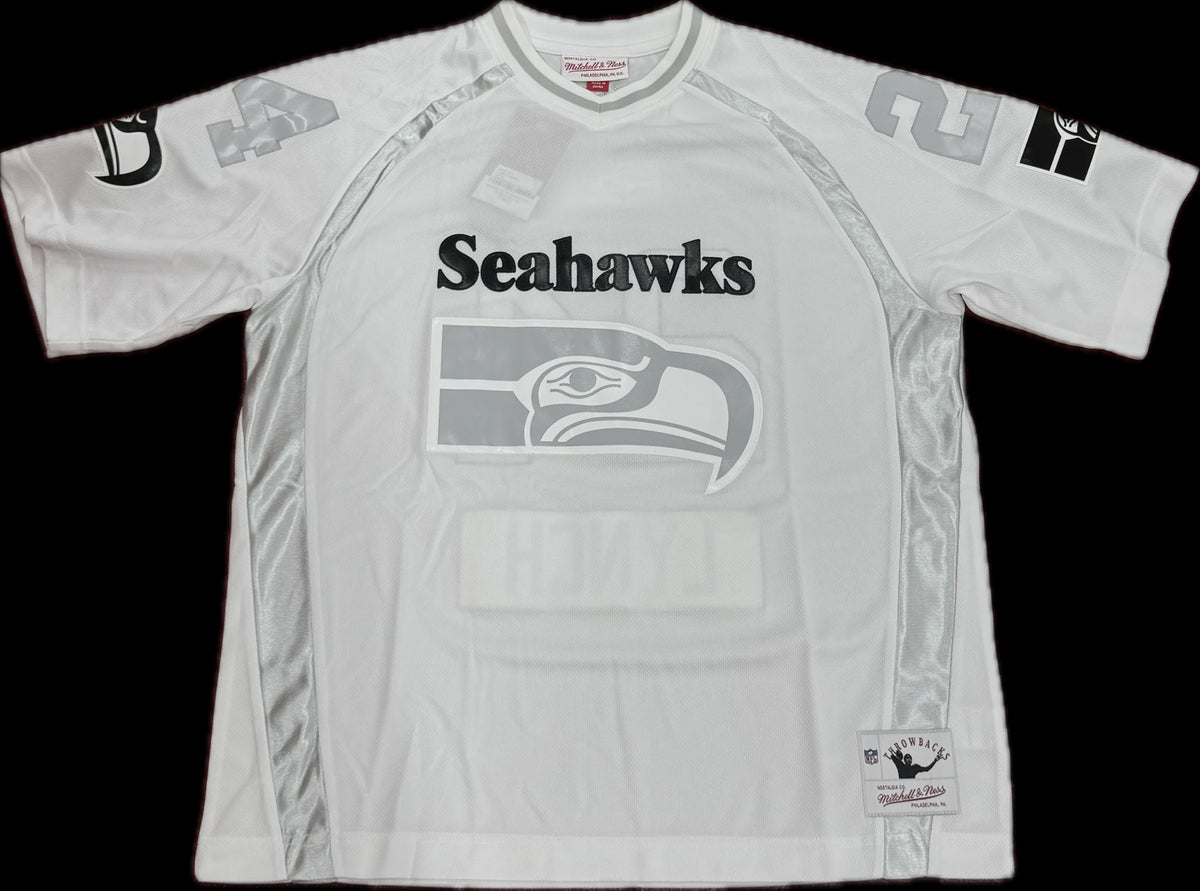 MNA-Q53 (Mitchell & ness sea hawks established jersey white) 82699565