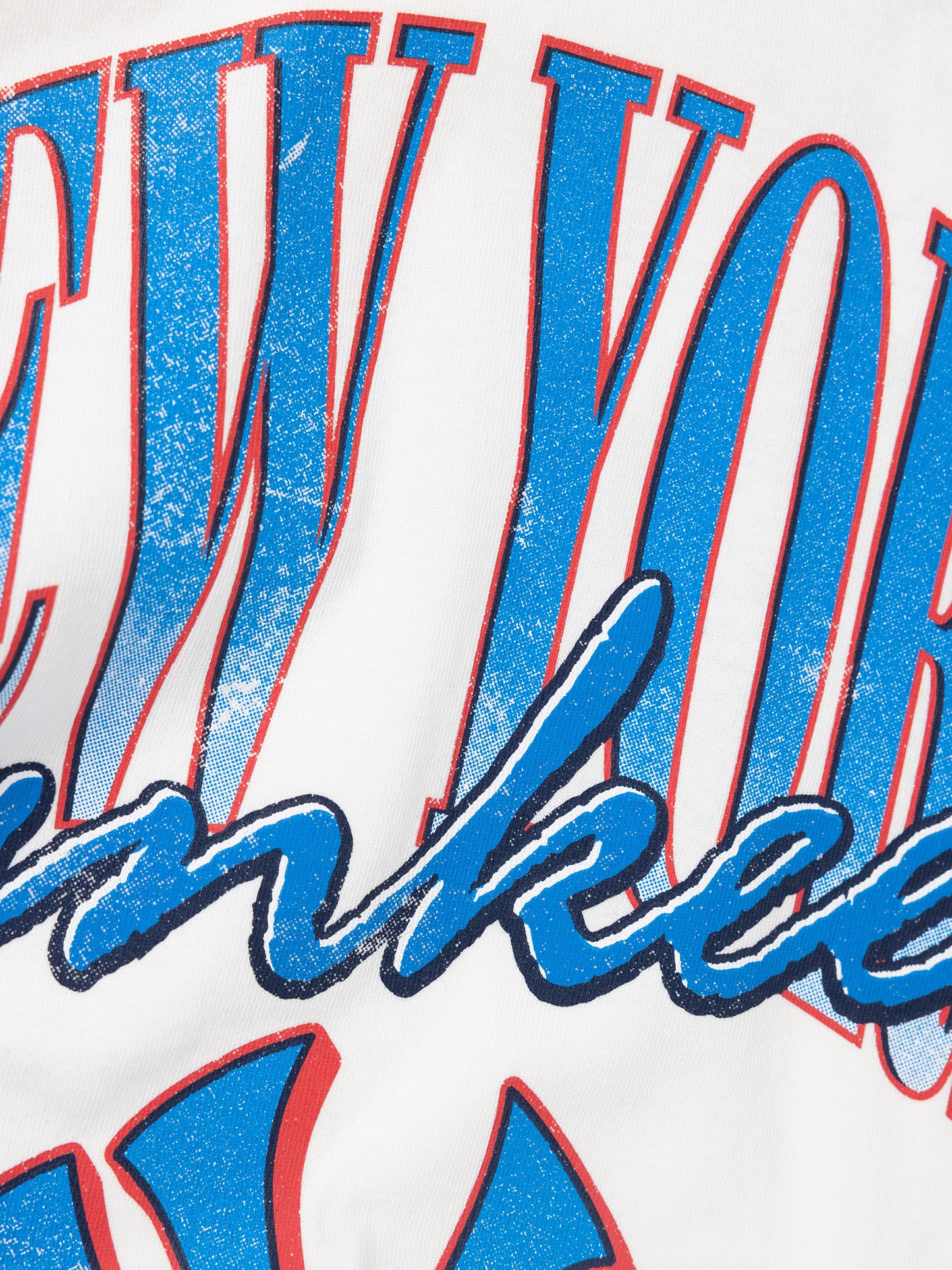 MJA-A12 (Majestic script arch tee new york yankees vintage white) 92393478