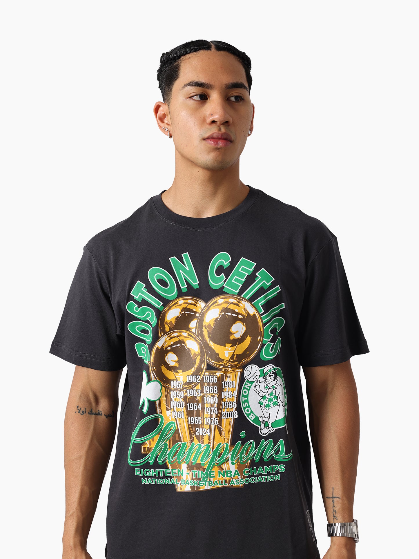 MNA-T49 (Mitchell & ness chasing dreams tee celtics washed black) 122592591