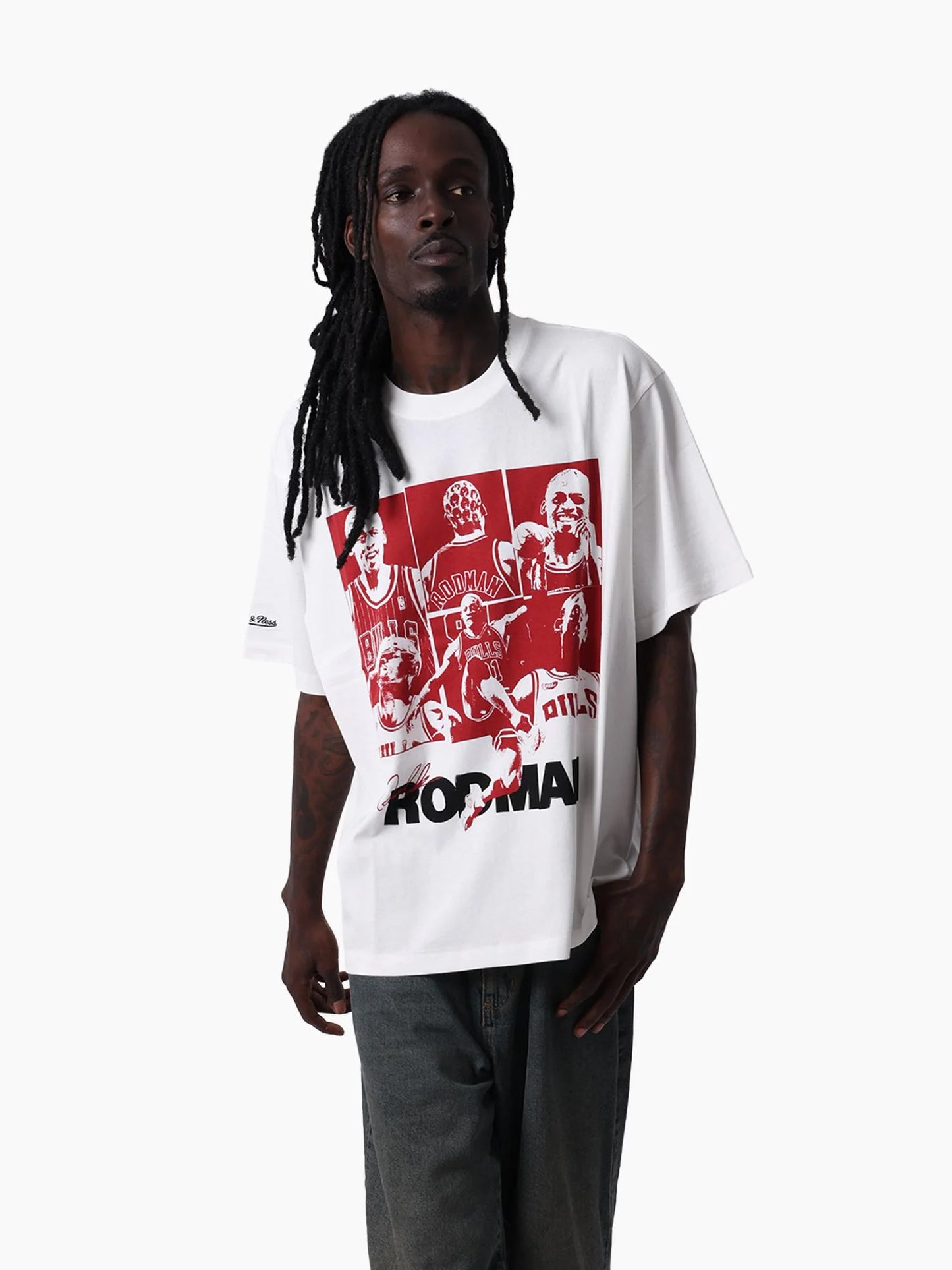 MNA-K50 (Mitchell & ness rodman collage tee vintage white) 22693636