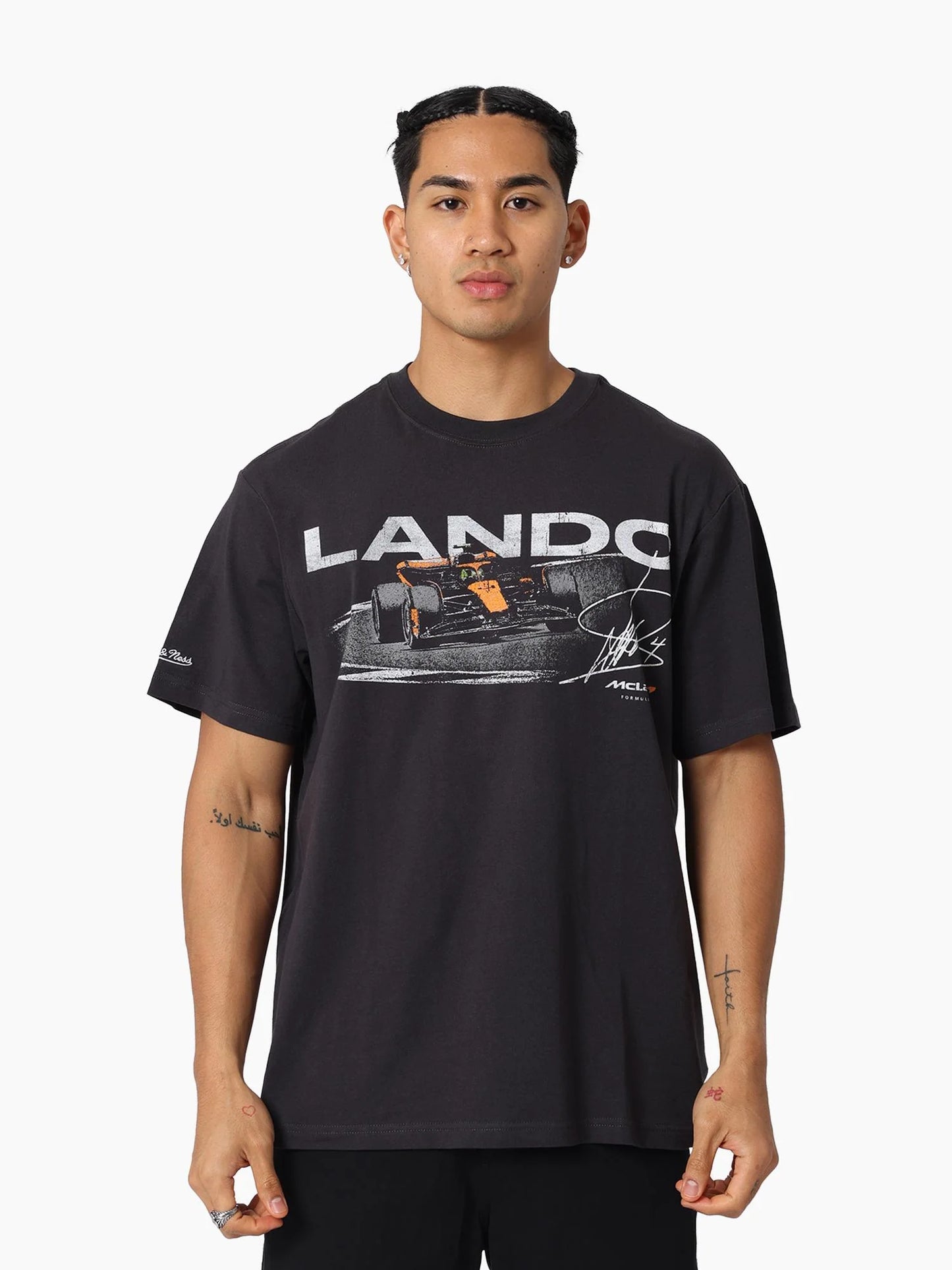 MNA-N49 (Mitchell & ness lando vintage tee washed black) 122593043