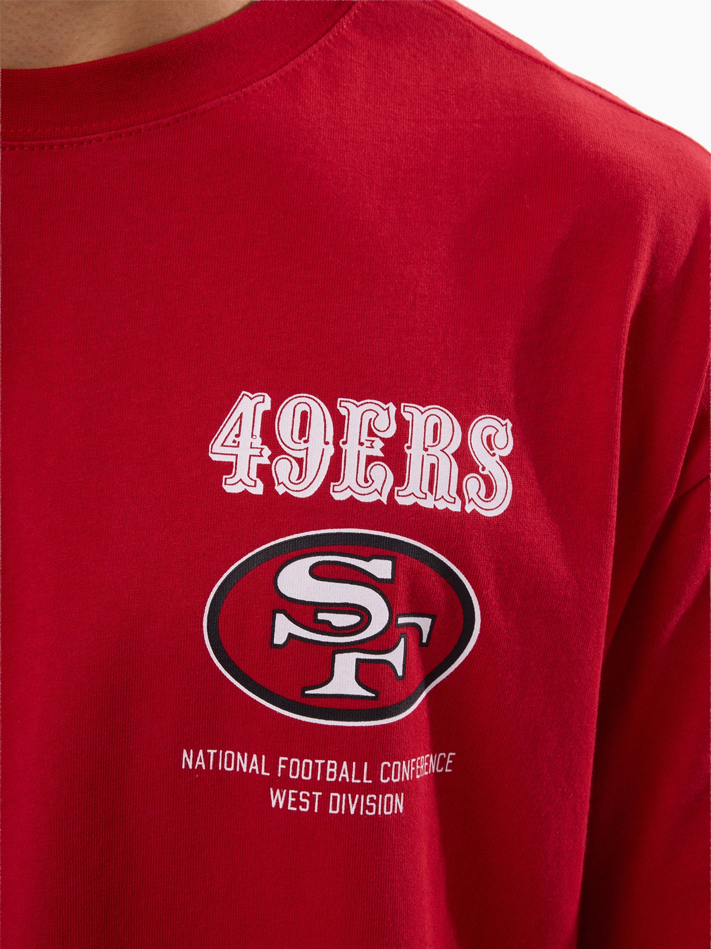 MNA-X52 (Mitchell & ness san francisco 49ers scoreboard box fit t-shirt red) 82693913