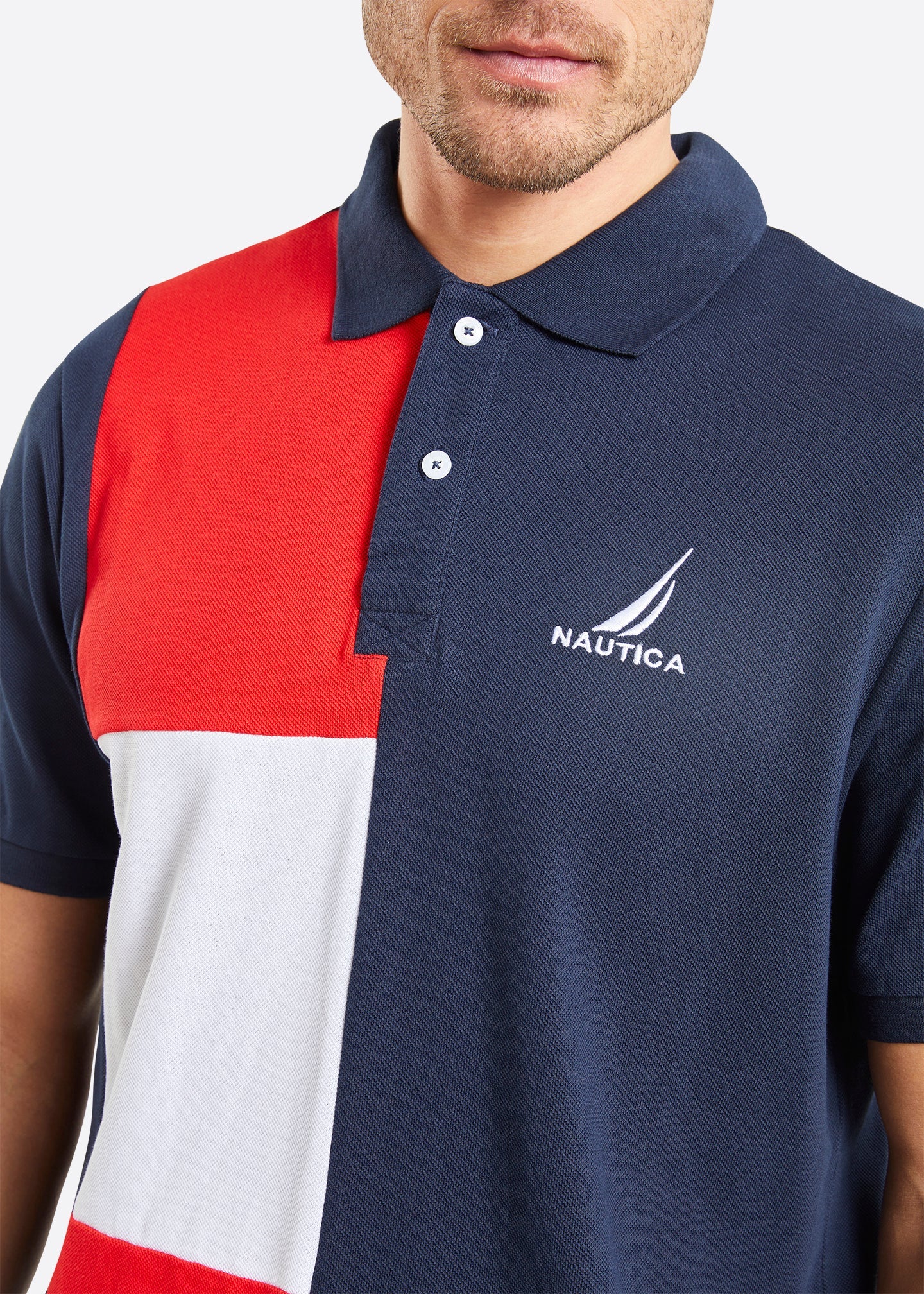 NTA-I9 (Nautica forbes big & tall polo shirt dark navy) 42494348