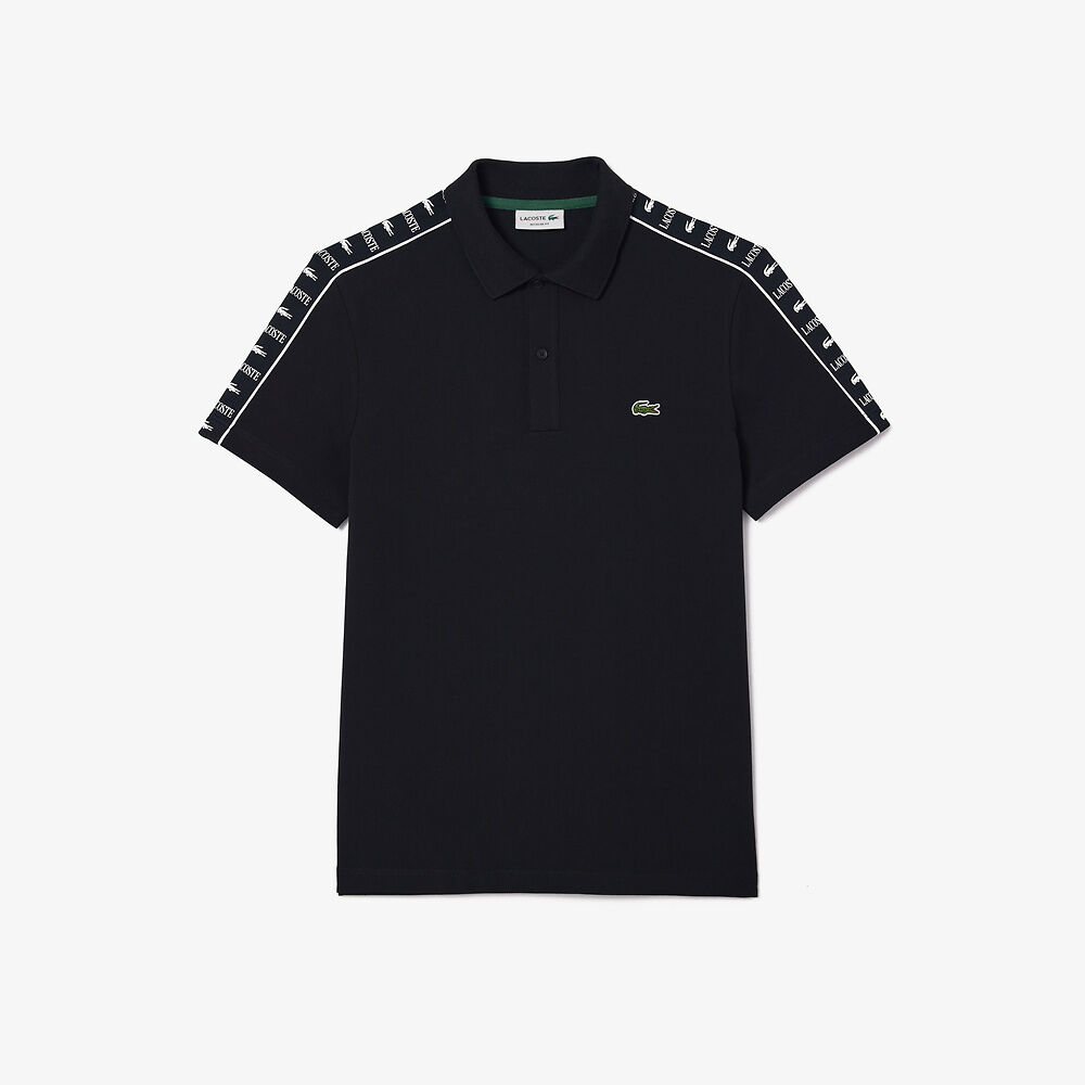 LCA-O21 (Lacoste tape stretch mini polo navy) 12599130