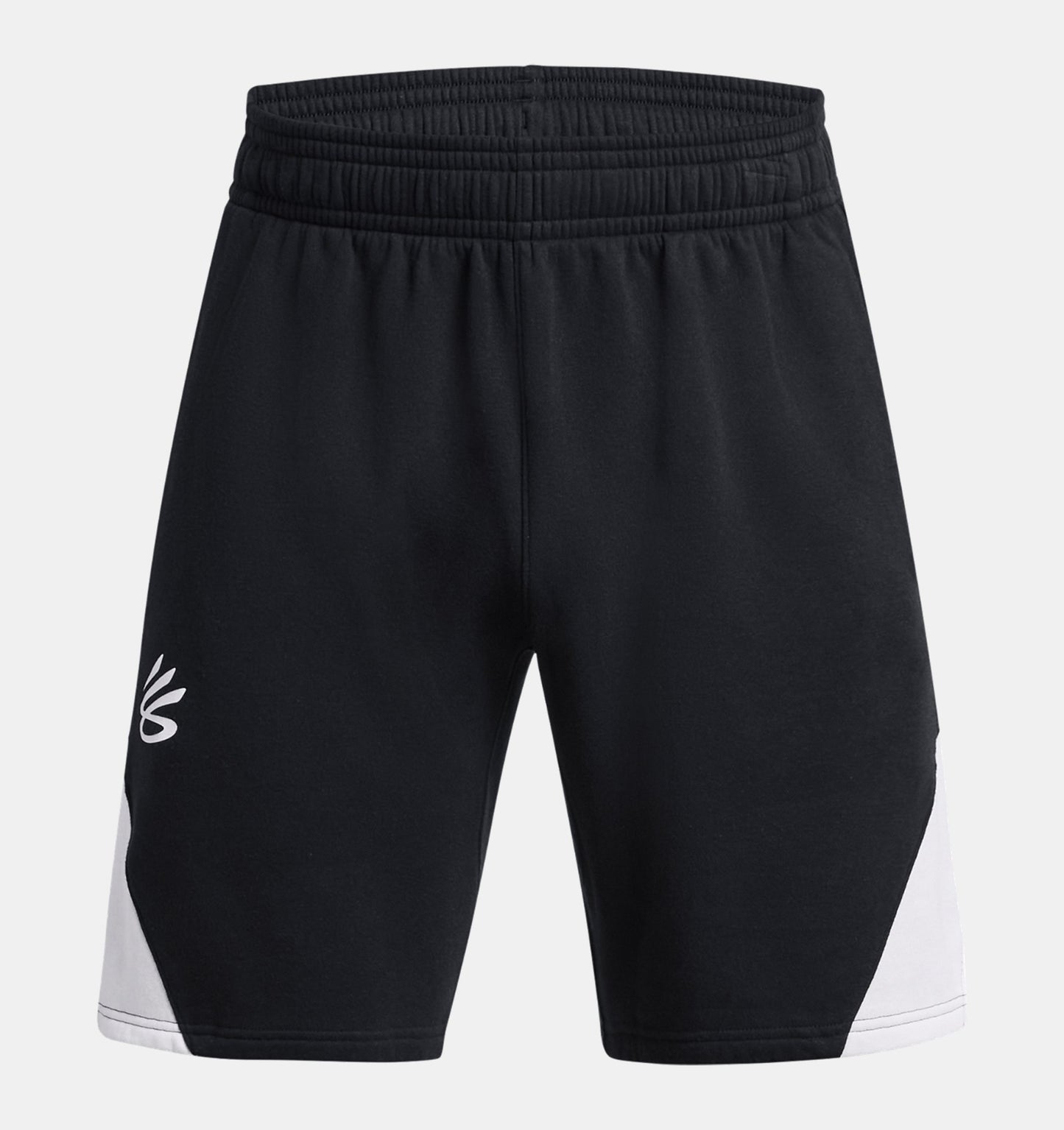 UAA-P11 (Under armour mens curry splash fleece short black/white) 122393478