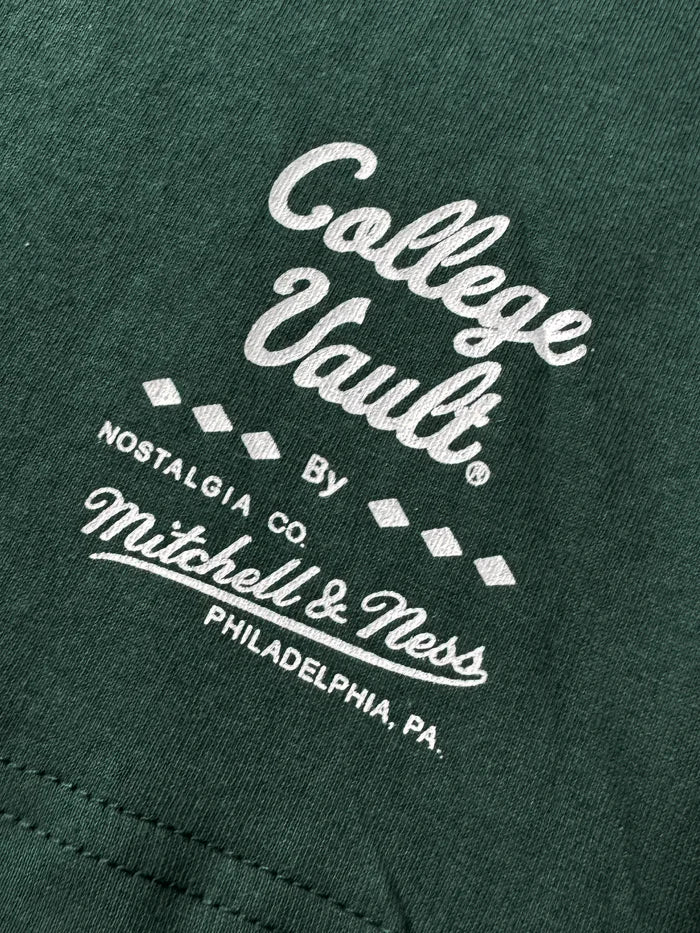 MNA-W48 (Mitchell & ness michigan state tee msu pine needle green) 112592391