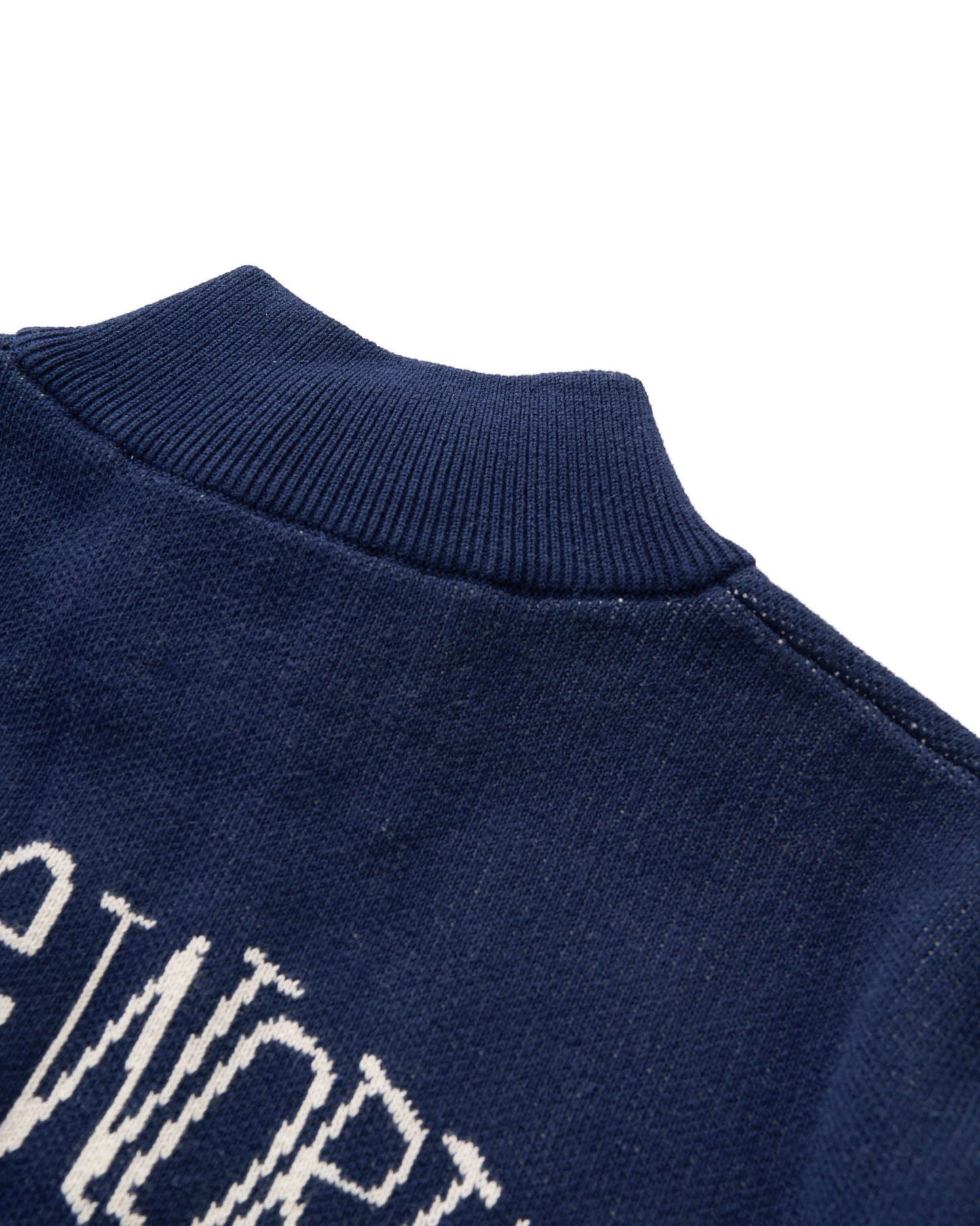 SSA-S (S/Double team knit quarter-zip navy) 7267391