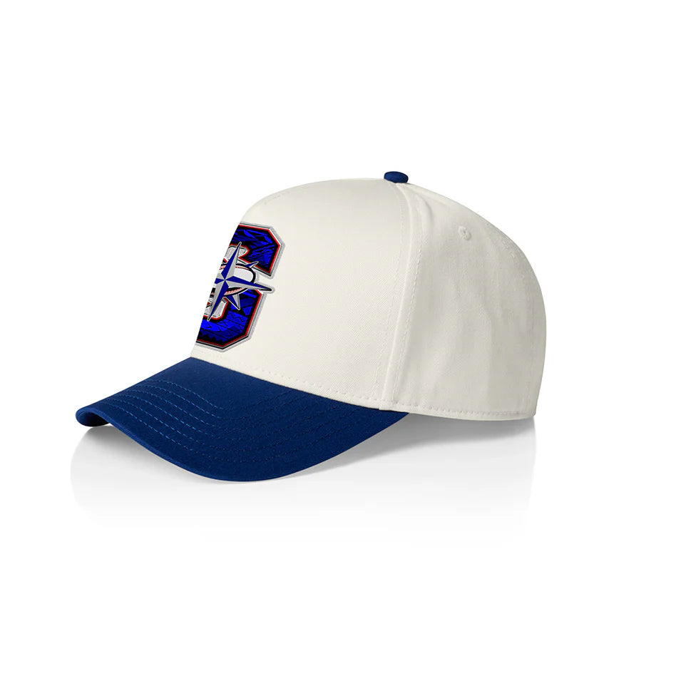 CTZ-A1 (Neverfold samoa S gang A frame cap 2-tone royal/white snapback osfm)