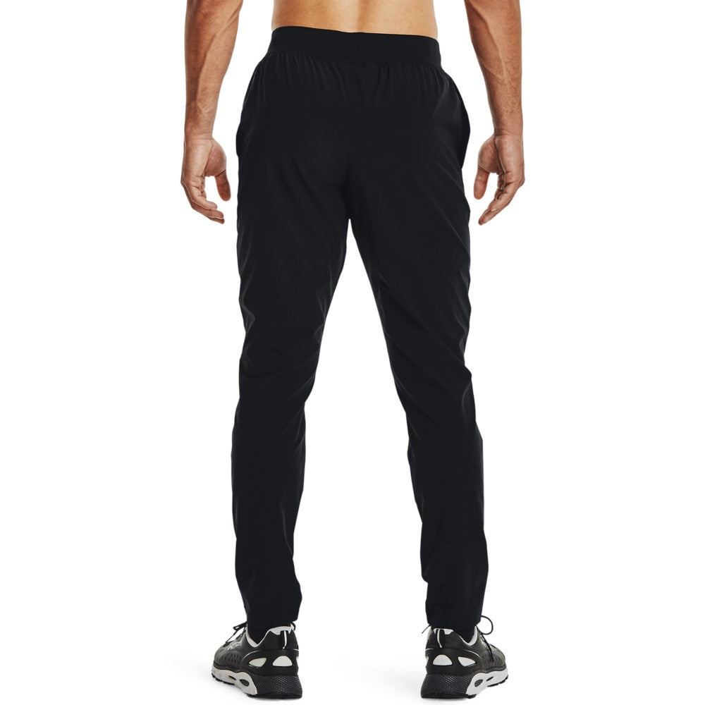 UAA-I10 (Under armour mens stretch woven pant black/pitch gray) 82393913