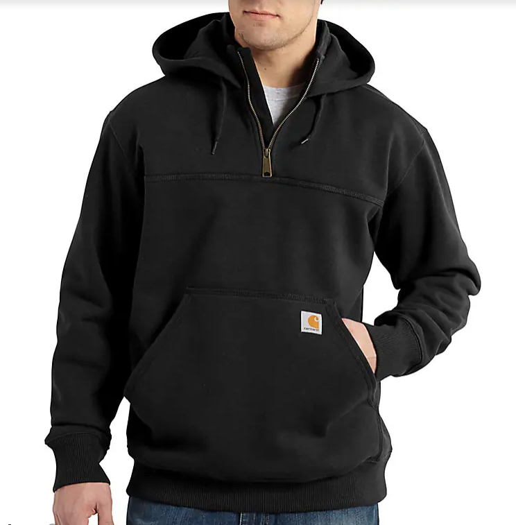 CHA-W7 (Carhartt paxton rain defender loose fit heavyweight quarter zip black) 52598020